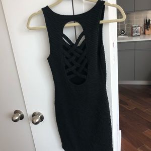 Free people braided back dress